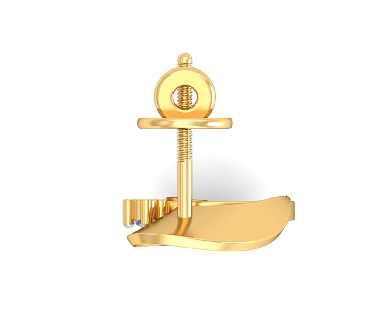 Olivia Diamond Earrings in Gold - Jewelslane