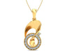 Olivia Diamond Pendant in Gold - Jewelslane