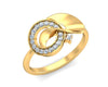 Olivia Diamond Ring in Gold - Jewelslane