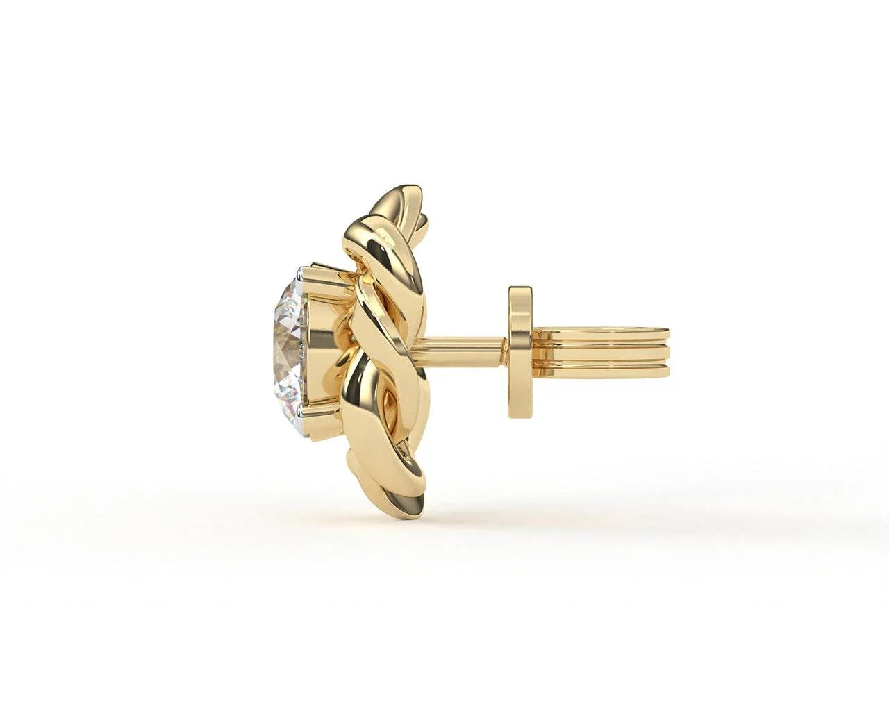 Olivia Diamond Earring in 14k Gold - Jewelslane