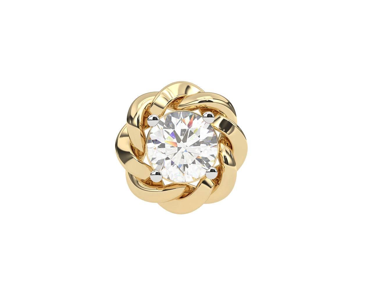 Olivia Diamond Earring in 14k Gold - Jewelslane