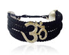 Om Cuff Bracelet with diamonds - Jewelslane