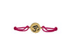 Gold Hallmarked 14k Om Rakhi On Adjustable Nylon Thread - Jewelslane