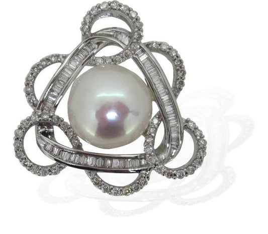 Pearl Diamond Pendant - Jewelslane