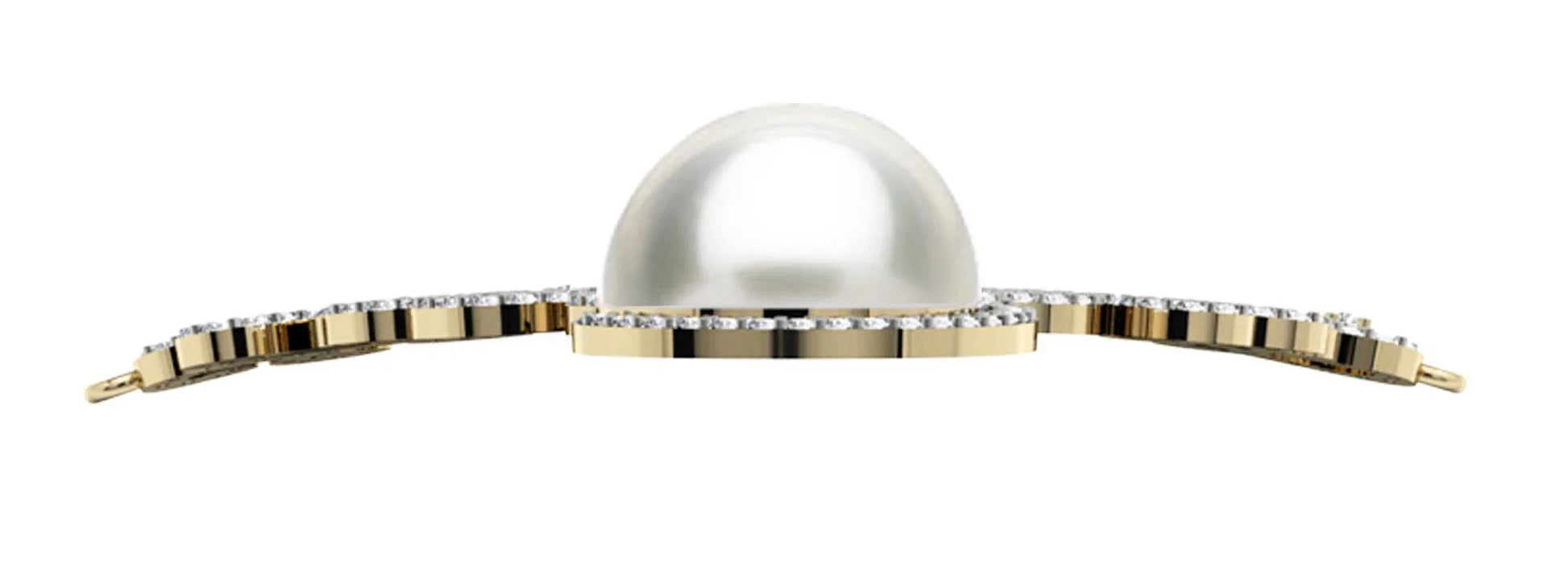 Pearl & Diamond Designer Pendant - Jewelslane
