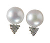 Pearl & Diamond Earring Studs - Jewelslane