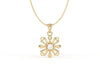 Peggy Diamond Pendant in 14k Gold - Jewelslane