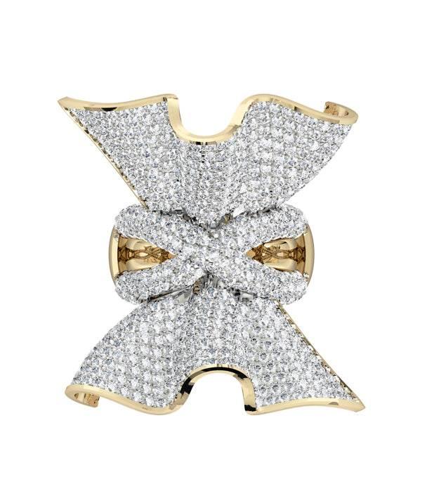 Penelope Diamond Cocktail ring in gold - Jewelslane