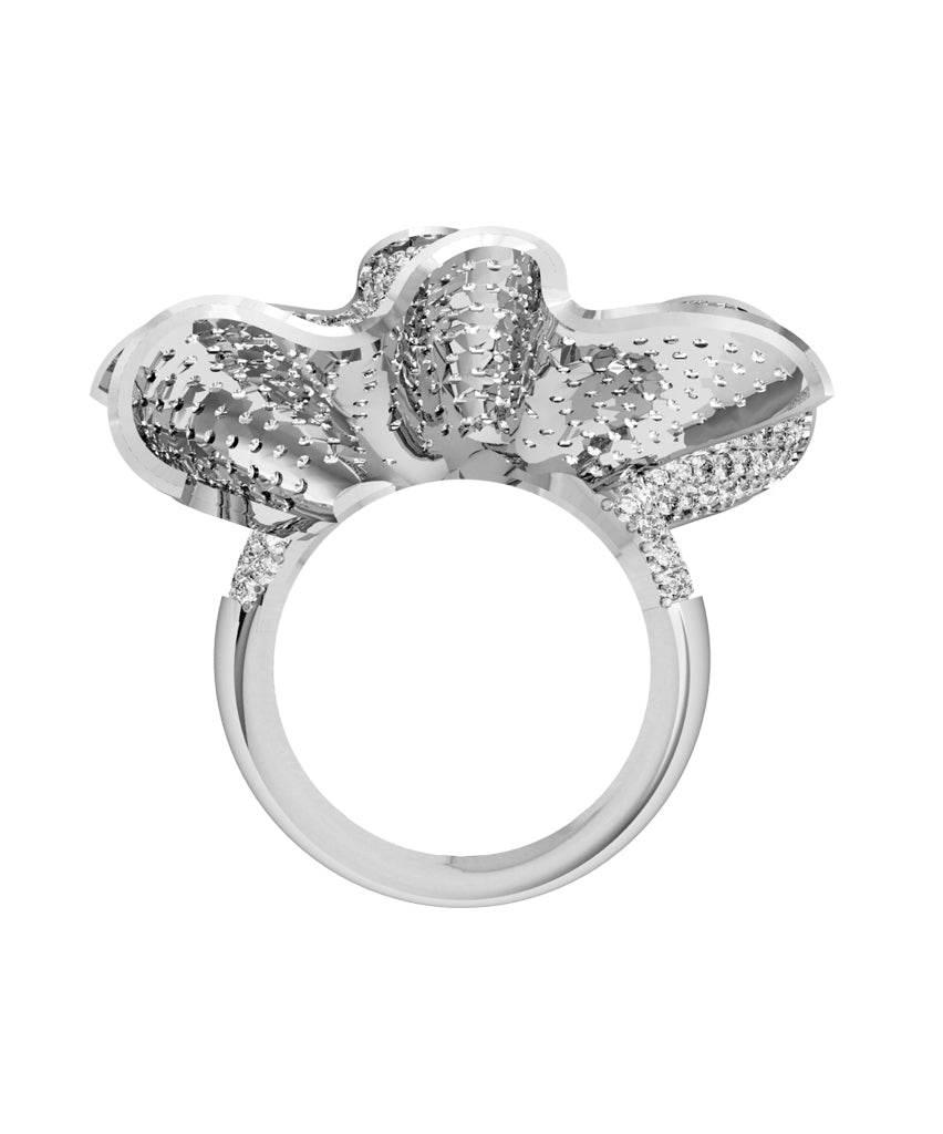 Penelope Diamond Cocktail ring in gold - Jewelslane