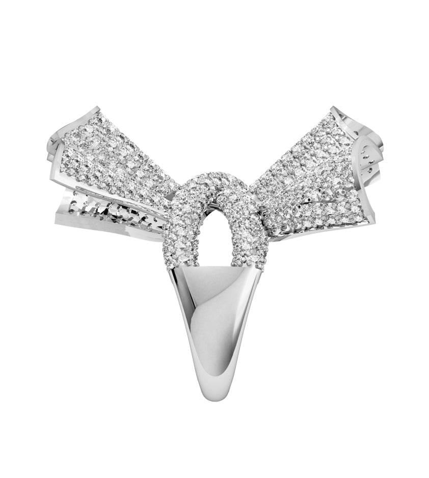 Penelope Diamond Cocktail ring in gold - Jewelslane