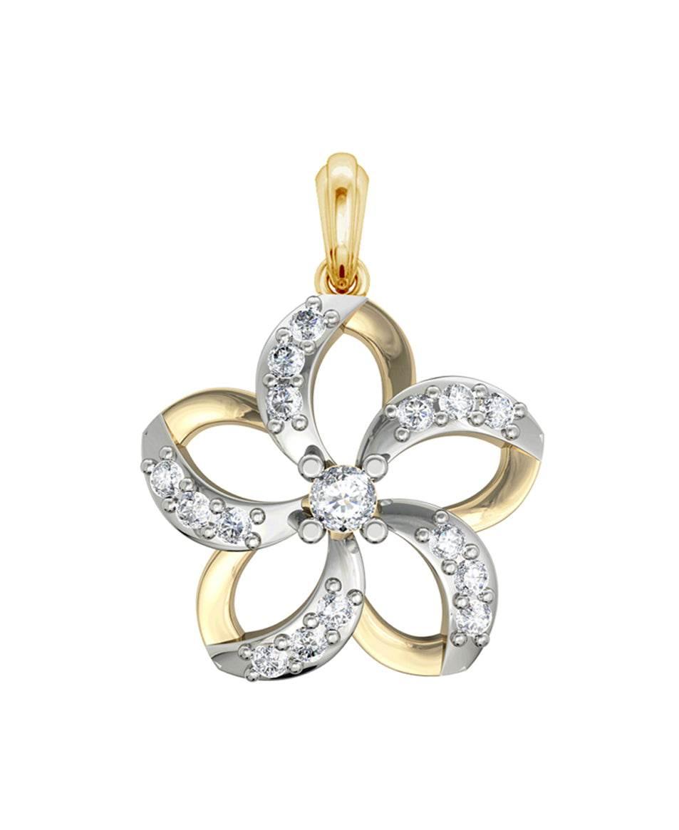 Petite flower charm Pendant - Jewelslane