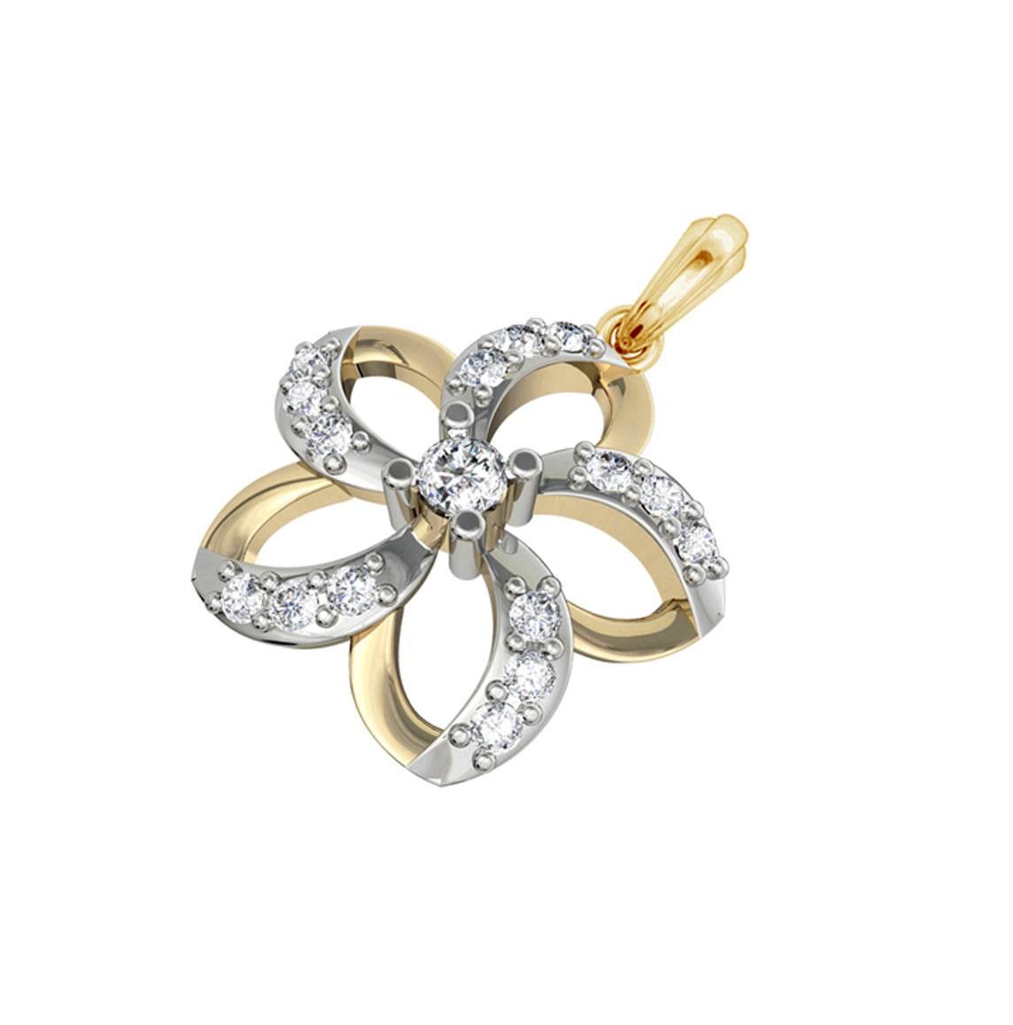 Petite flower charm Pendant - Jewelslane