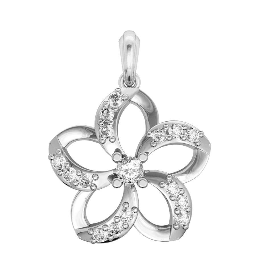 Petite flower charm Pendant - Jewelslane