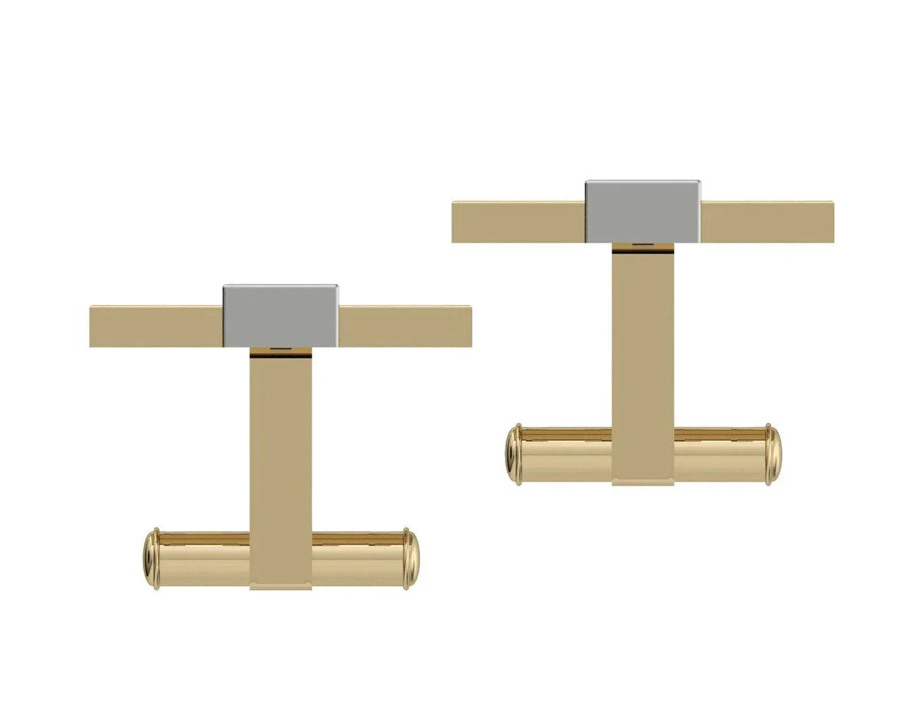 Phillipe Two Tone Gold cufflinks - Jewelslane
