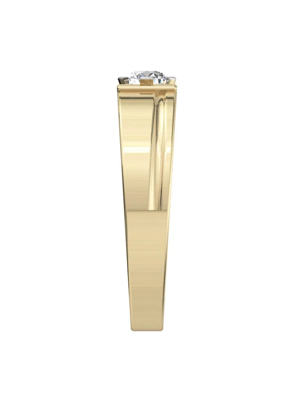 Pratap Solitaire Diamond Ring for Men - Jewelslane