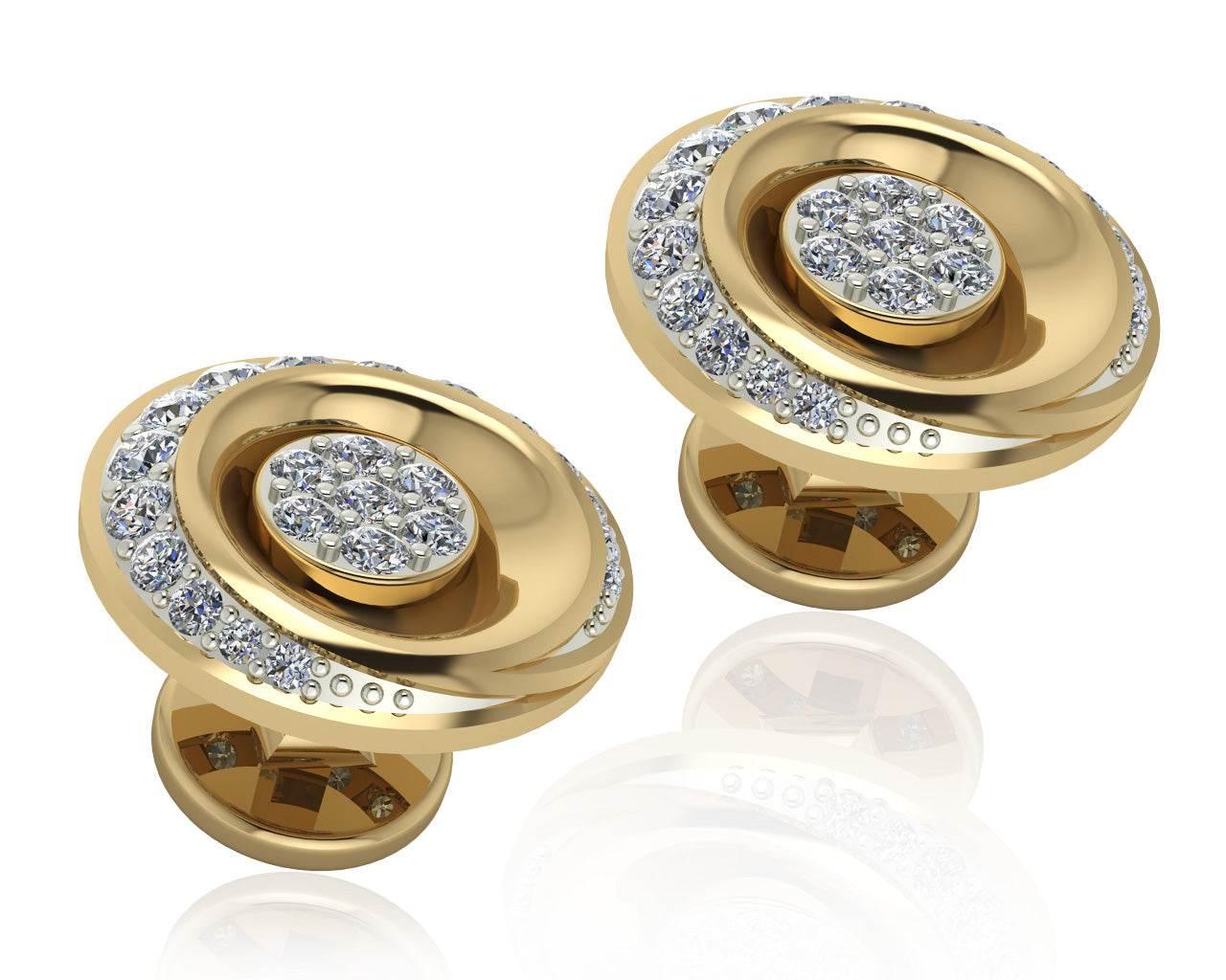 Prince Diamond Cufflinks - Jewelslane