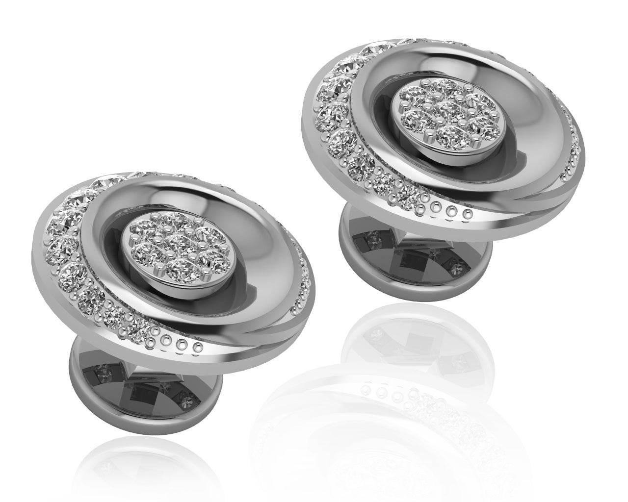 Prince Diamond Cufflinks - Jewelslane