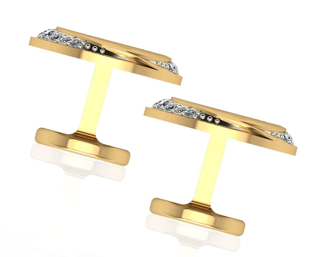 Prince Diamond Cufflinks - Jewelslane