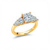 Ciara Princess Cut Lab diamond Ring - Jewelslane