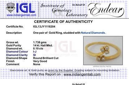 Diamond Ring with 5 Diamonds - Jewelslane