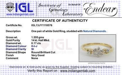 Ring with Diamonds in Gold - Jewelslane