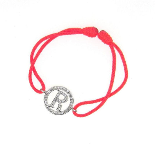 Alphabets Bracelet with Diamonds - Jewelslane