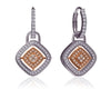 Raby Diamond Earrings in your choice of Gold, white gold or two tone gold - Jewelslane