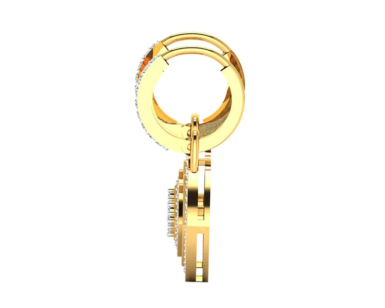 Raby Diamond Earrings in your choice of Gold, white gold or two tone gold - Jewelslane