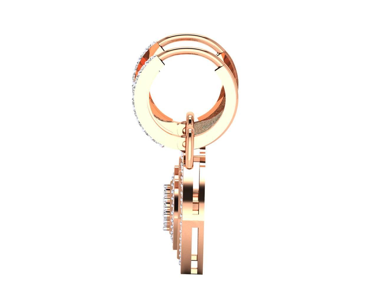 Raby Diamond Earrings in your choice of Gold, white gold or two tone gold - Jewelslane