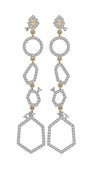 Radical Style Diamond Danglers - Jewelslane