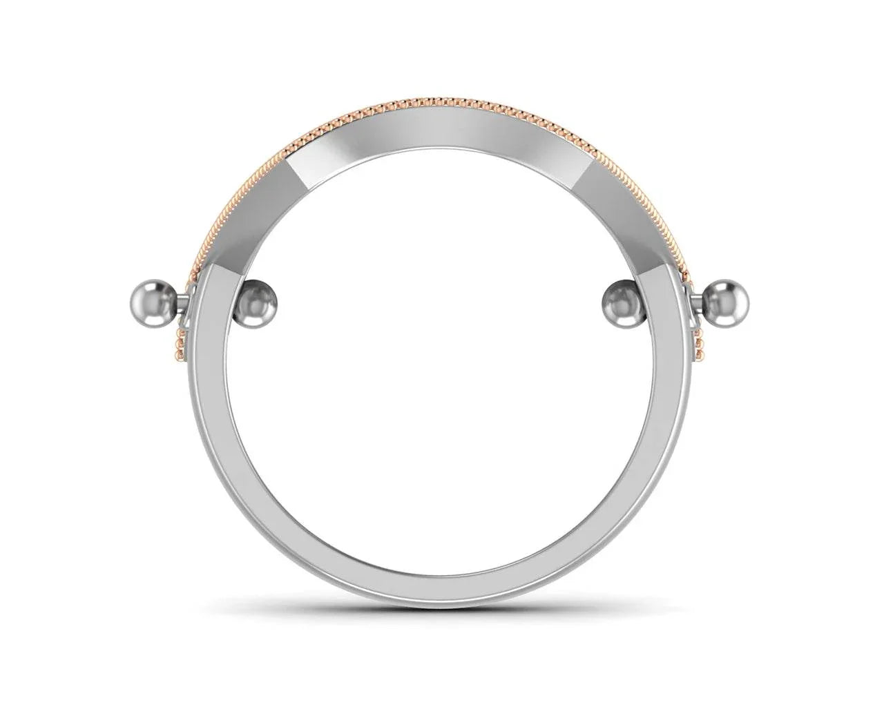 Rany diamond full finger ring in gold with movable parts - Jewelslane