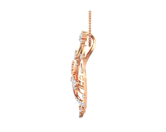 Riba Diamond designer Pendant in 18k gold - Jewelslane