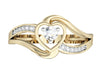 Romantic Solitaire Diamond Heart Ring - Jewelslane
