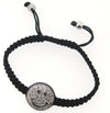 Smiley Bracelet in Silver with White & Black Diamonds - Jewelslane