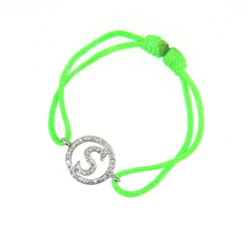 Alphabets Bracelet with Diamonds - Jewelslane