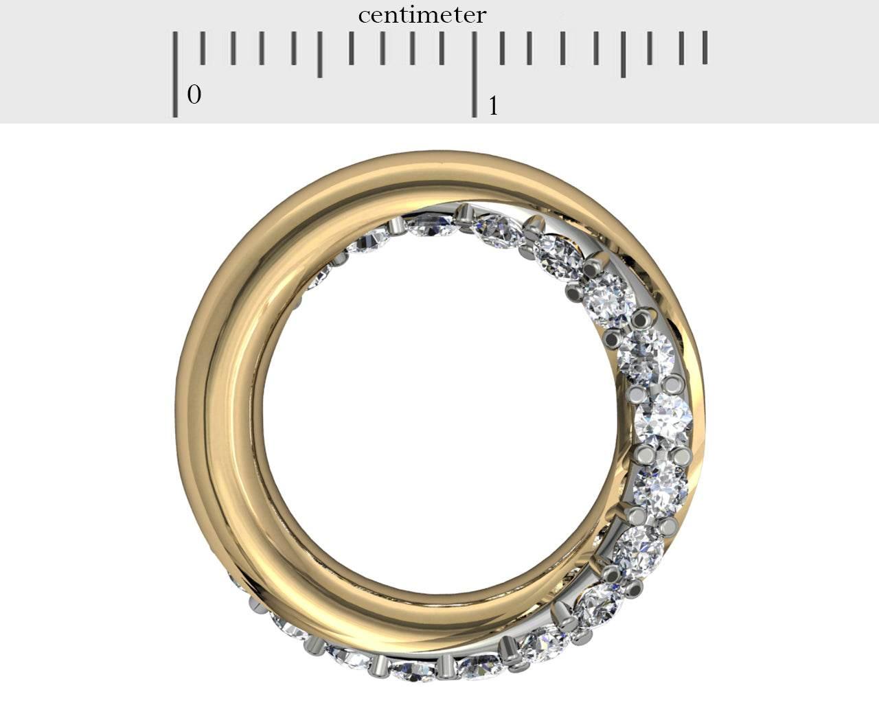 Sanaya Diamond Ring Pendant - Jewelslane