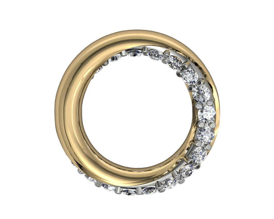 Sanaya Diamond Ring Pendant - Jewelslane