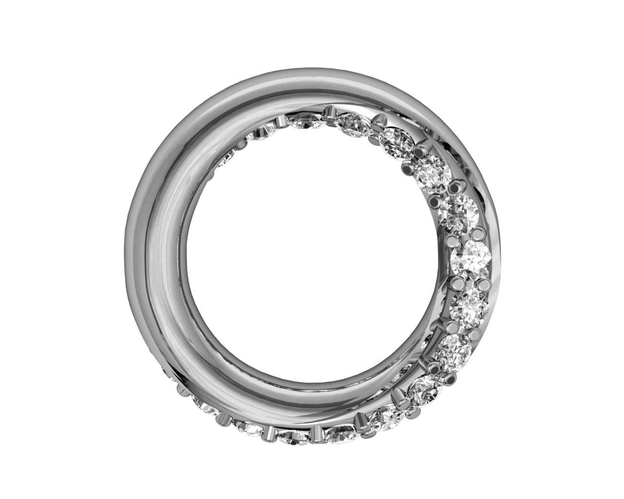 Sanaya Diamond Ring Pendant - Jewelslane