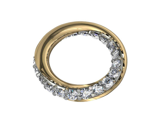 Sanaya Diamond Ring Pendant - Jewelslane