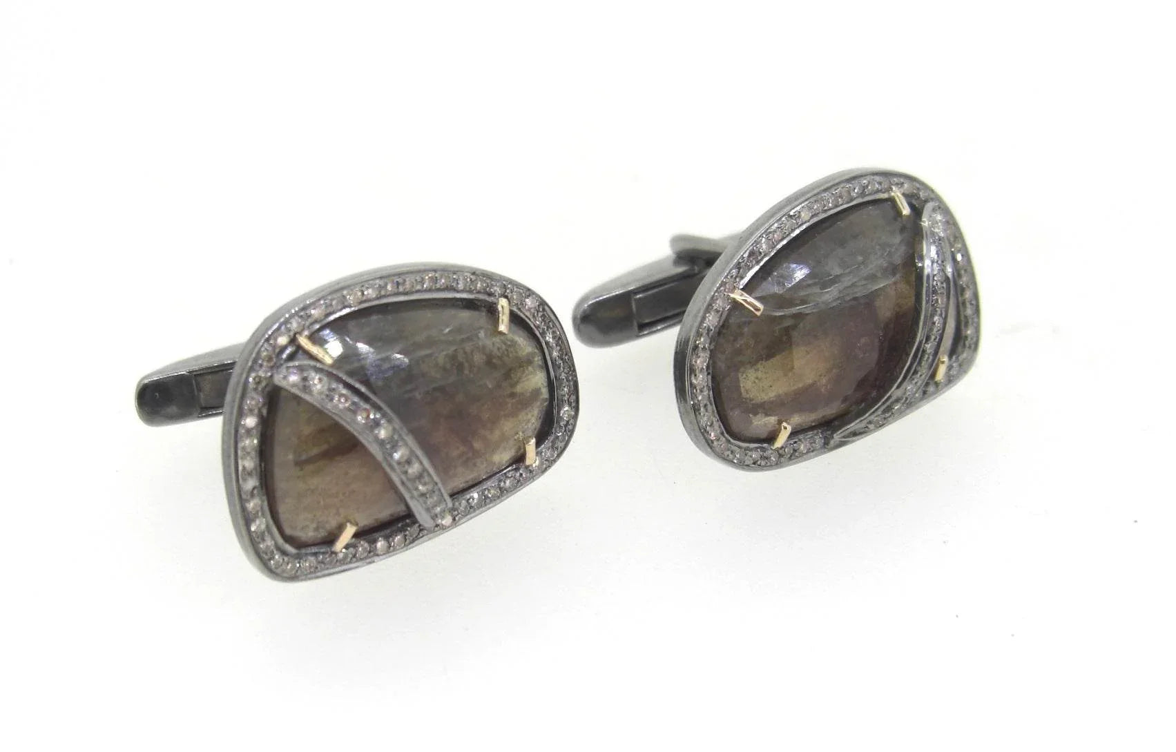Multi Sapphire Cufflinks - Jewelslane
