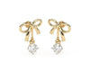 Selina Diamond Earring in 14k Gold - Jewelslane