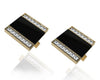 Shaun Black Onyx & Diamond Cufflinks - Jewelslane