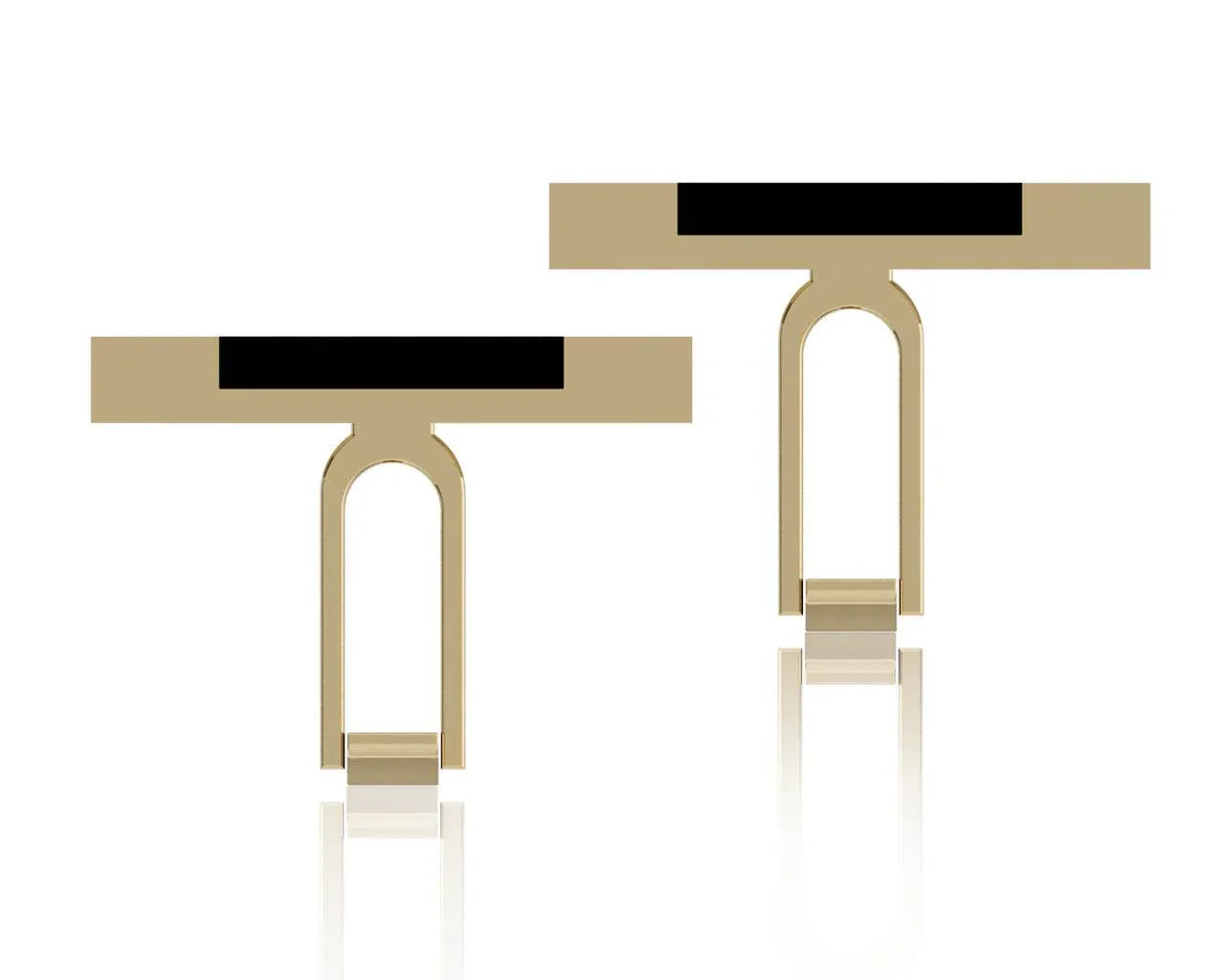 Shaun Black Onyx & Diamond Cufflinks - Jewelslane