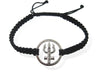 Shiv Trisul Bracelet in Silver - Jewelslane