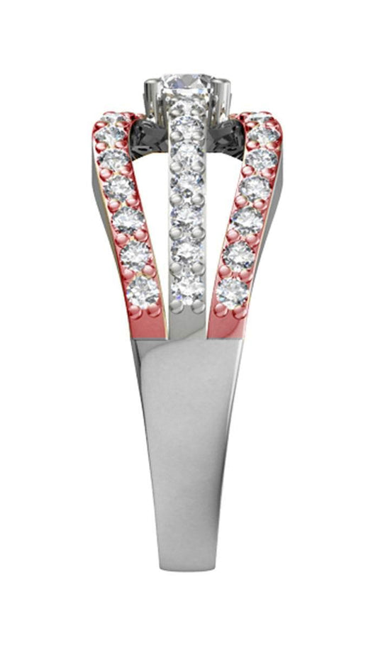 Solitaire diamond bridal ring - Jewelslane