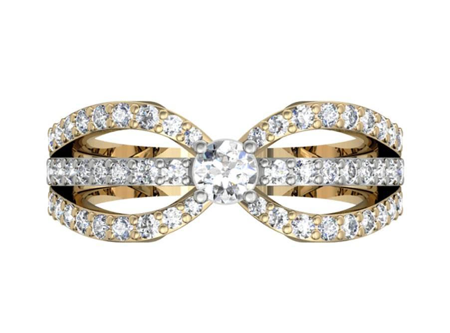 Solitaire diamond bridal ring - Jewelslane