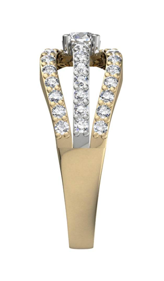 Solitaire diamond bridal ring - Jewelslane