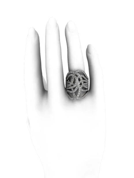 Sophisticated Diamond Cocktail Ring - Jewelslane