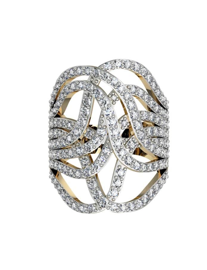 Sophisticated Diamond Cocktail Ring - Jewelslane