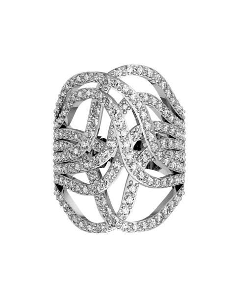 Sophisticated Diamond Cocktail Ring - Jewelslane